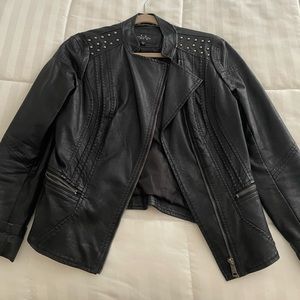 Leather jacket size S